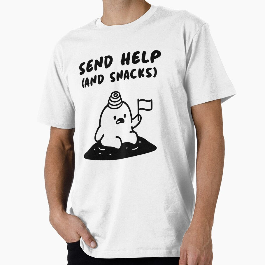 Send Help and Snacks! by CuteUnipoop T-Shirts, Hoodie, Sweatshirt | BlankRebels.com (Image 1)
