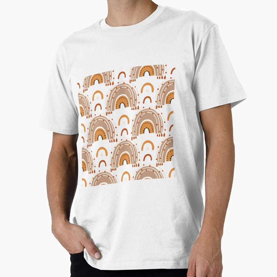 Simple orange Boho pattern by Amalzaki T-Shirts, Hoodie, Sweatshirt | BlankRebels.com (Image 1)