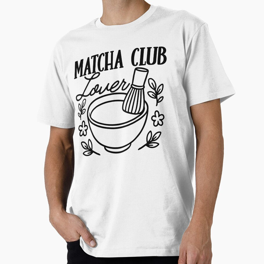 Matcha Lover Cute Tea Cup Illustration – Green Tea Aesthetic by dianadouri T-Shirts, Hoodie, Sweatshirt (Image 1)
