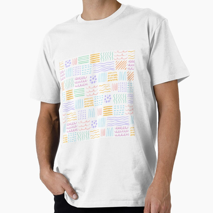 cute colorful abstract line doodle by Herlina Widyastuti T-Shirts, Hoodie, Sweatshirt | BlankRebels.com (Image 1)
