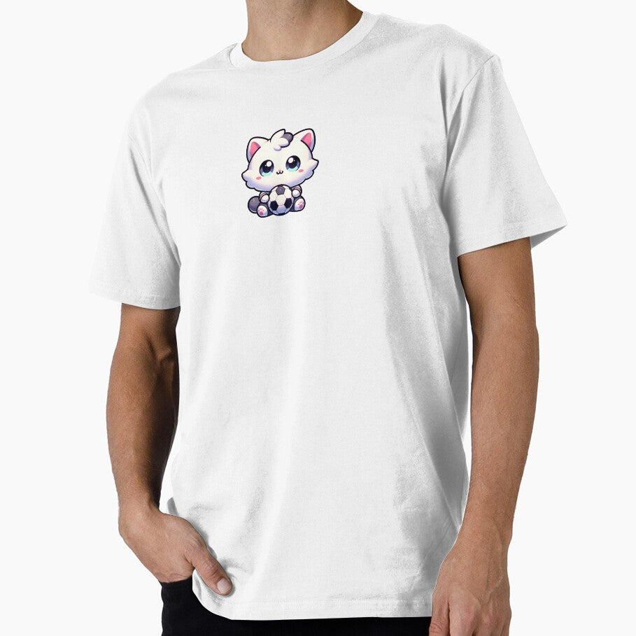Cute Kawaii Kitten Soccer Player by Milandrial