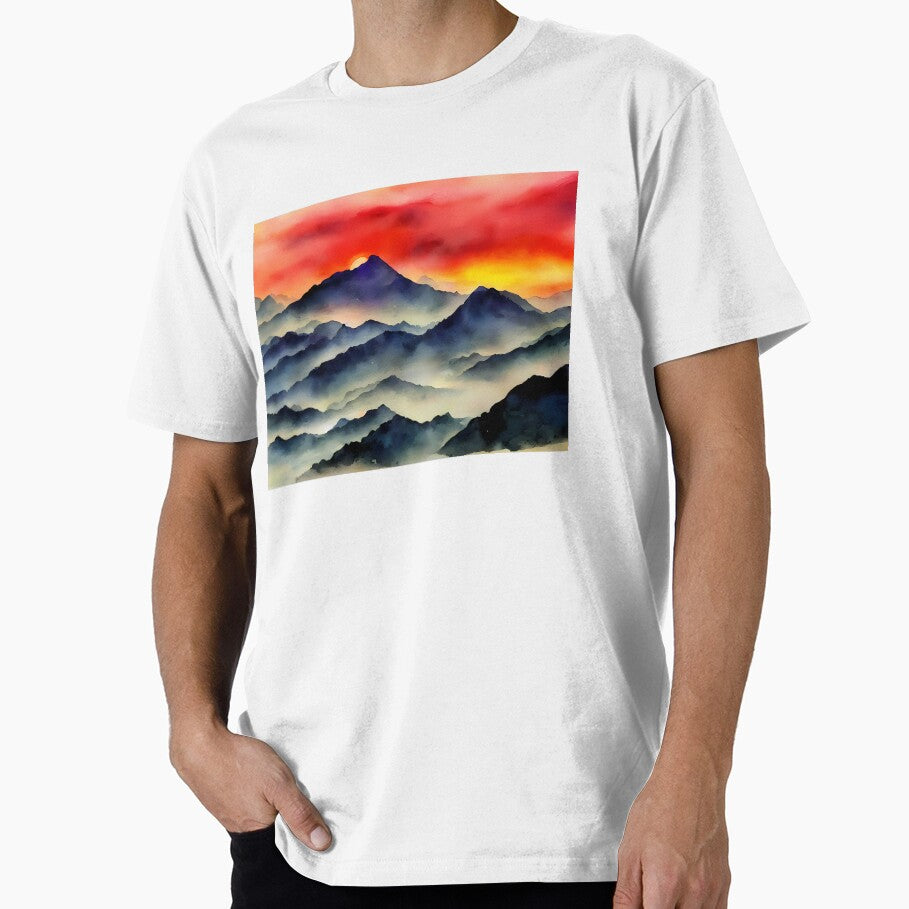 Dramatic Mountains by CalmnessbyChoice T-Shirts, Hoodie, Sweatshirt | BlankRebels.com (Image 1)