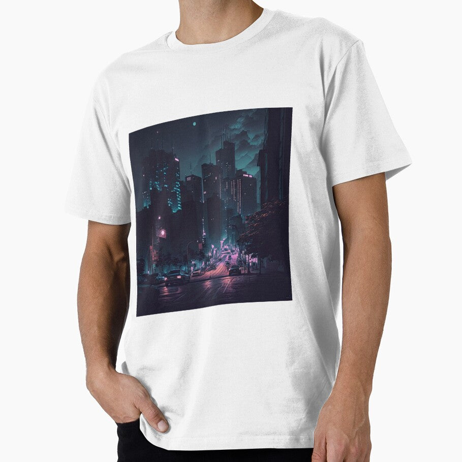 City at night by Damian Sobczyk T-Shirts, Hoodie, Sweatshirt | BlankRebels.com (Image 1)