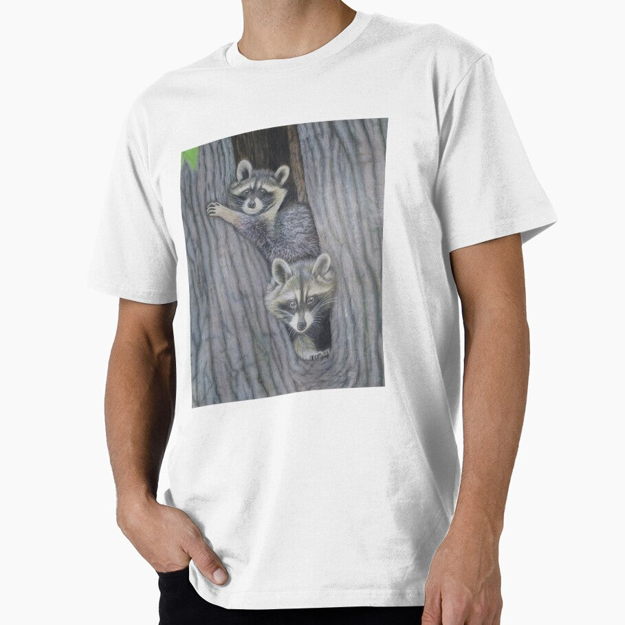 JBA-Raccoon Hideout II by JoanBeaudryART T-Shirts, Hoodie, Sweatshirt | BlankRebels.com (Image 1)