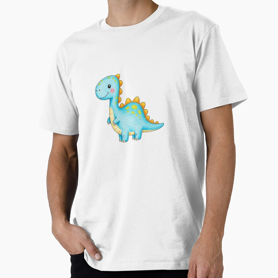 Colored Pencil Dinosaur by 4AGift T-Shirts, Hoodie, Sweatshirt | BlankRebels.com (Image 1)