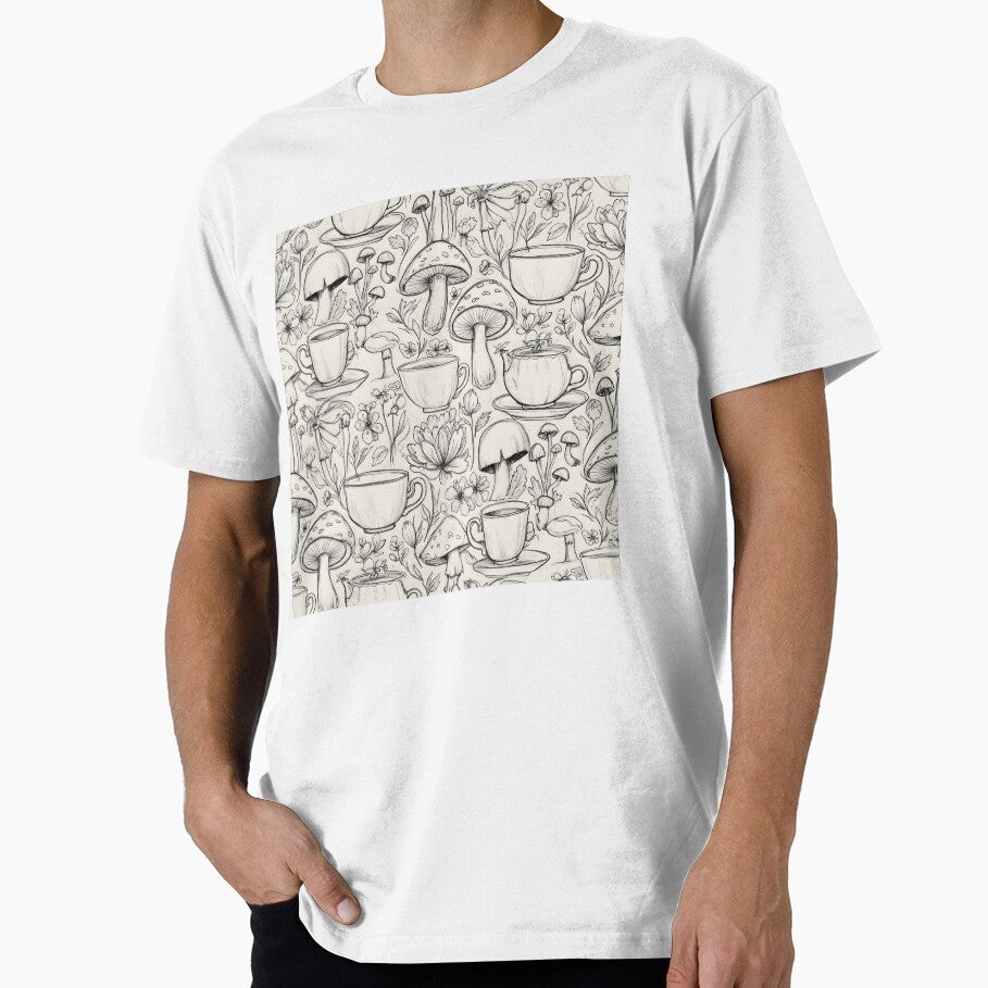Mushroom tea by doodledot27 T-Shirts, Hoodie, Sweatshirt | BlankRebels.com (Image 1)