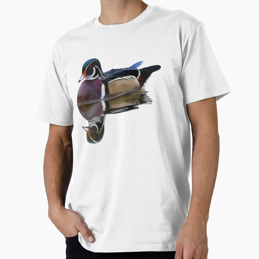 Wood Duck Painting by Wondersofwhimsy T-Shirts, Hoodie, Sweatshirt | BlankRebels.com (Image 1)