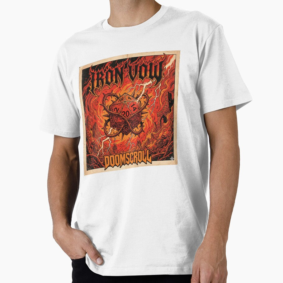 IRON VOW: Heavy Metal d20 Gamer Art by Jonathas0989 T-Shirts, Hoodie, Sweatshirt | BlankRebels.com (Image 1)