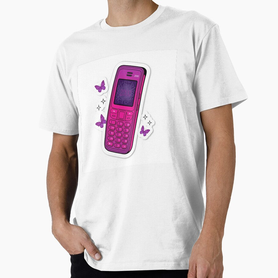 Retro Y2K Flip Phone Sparkle Sticker by soldbyelijah T-Shirts, Hoodie, Sweatshirt | BlankRebels.com (Image 1)