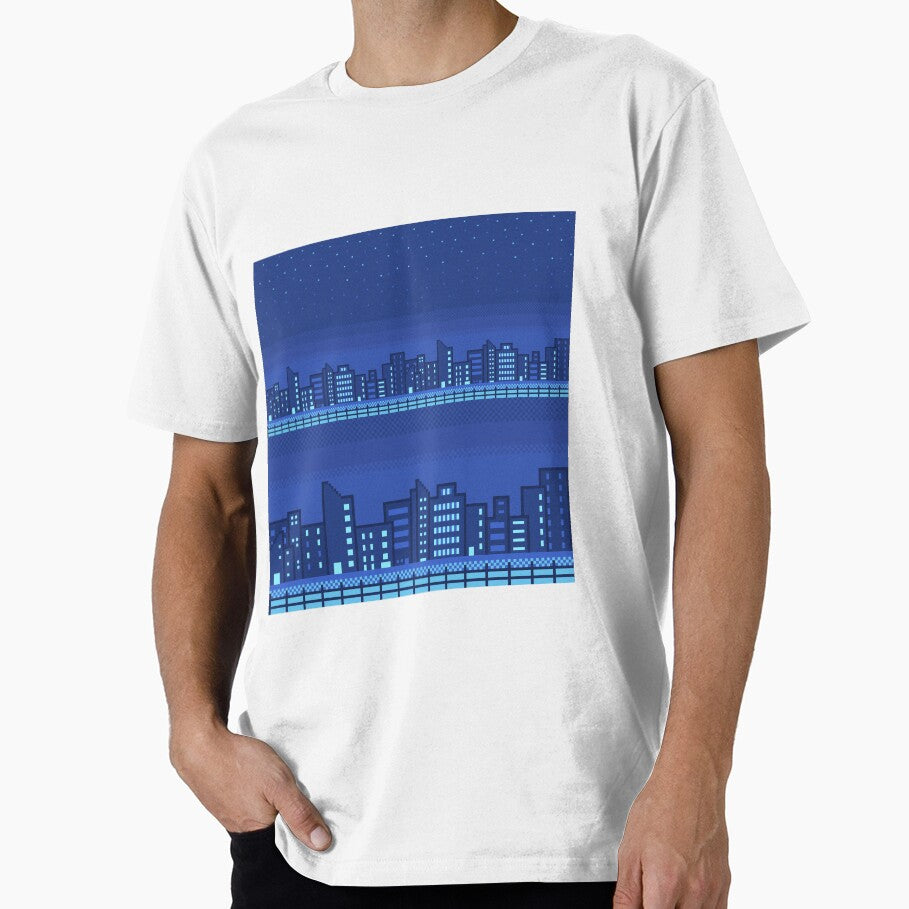 City pixel art by RKKR4696 T-Shirts, Hoodie, Sweatshirt | BlankRebels.com (Image 1)
