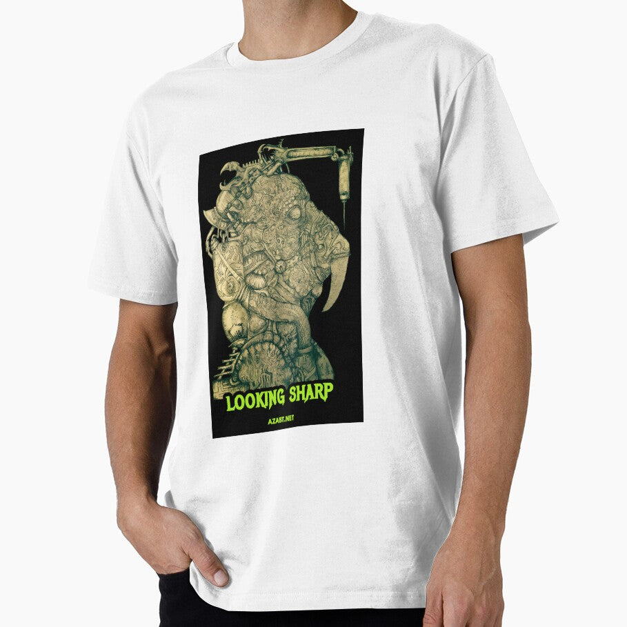 Looking Sharp (black bg) by Azabt T-Shirts, Hoodie, Sweatshirt | BlankRebels.com (Image 1)