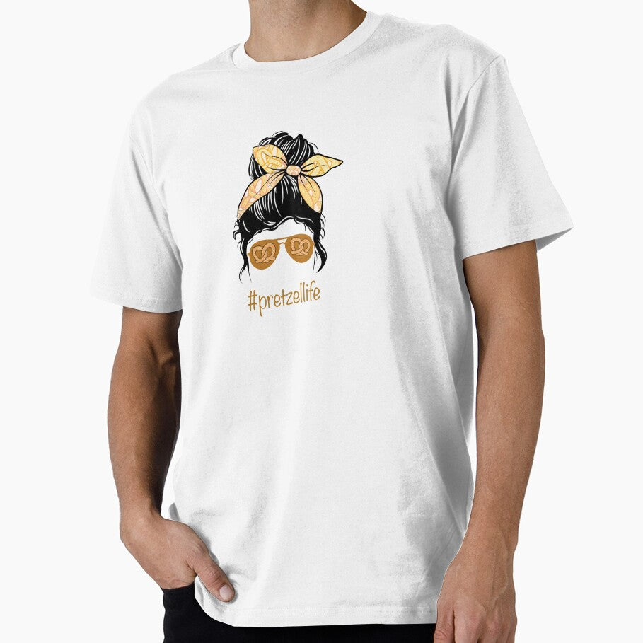 Pretzel Life Messy Bun by ItsaMomThingLLC T-Shirts, Hoodie, Sweatshirt | BlankRebels.com (Image 1)
