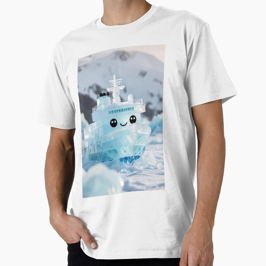 Kawaii Frozen Icebreaker – Cute Ice Crystal Ship by NordseeSteel