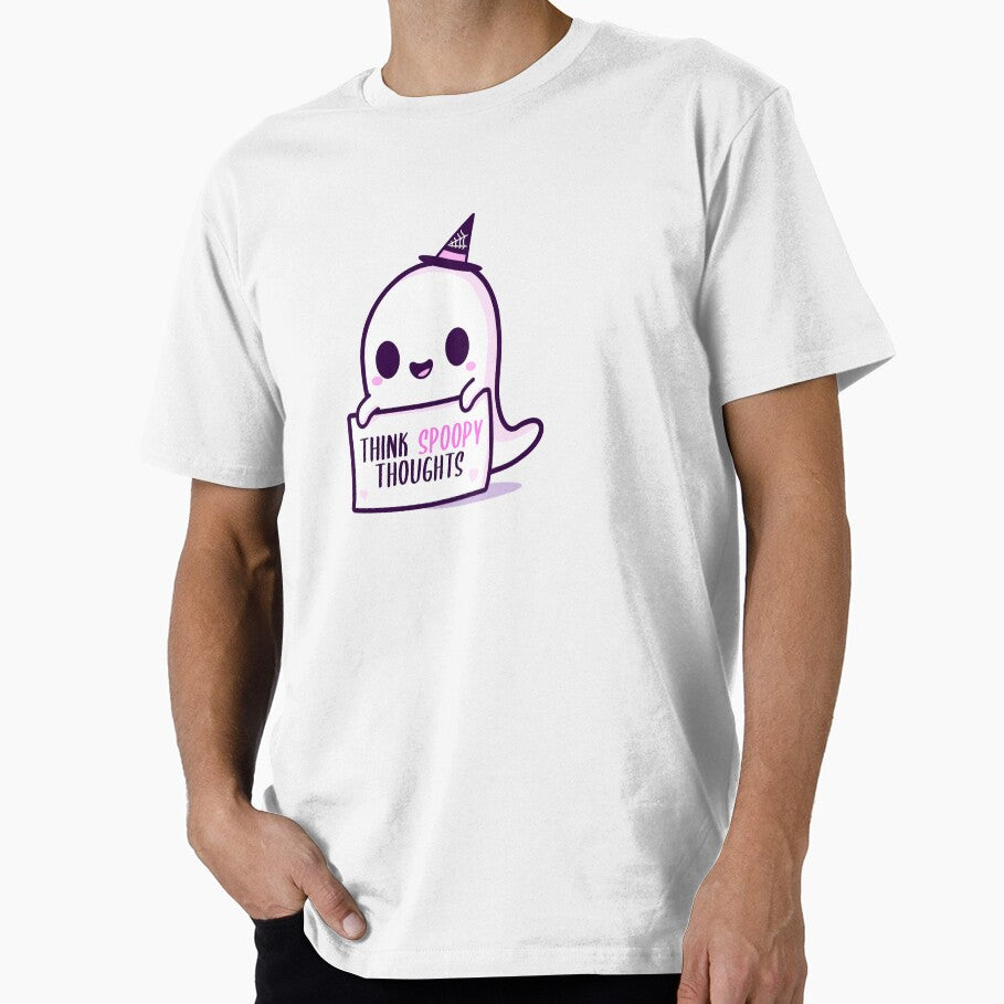 Positive kawaii ghost by lazybonesshop T-Shirts, Hoodie, Sweatshirt | BlankRebels.com (Image 1)