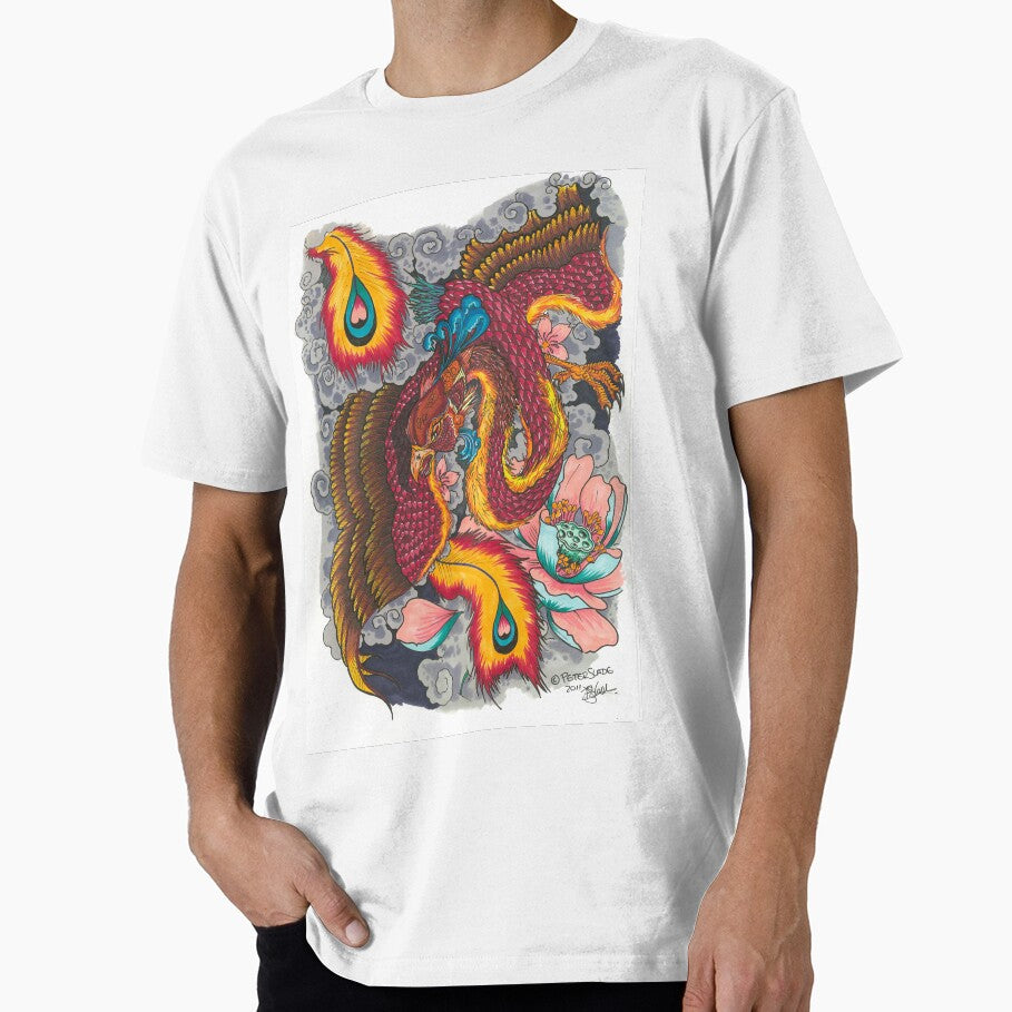 Japanese style Phoenix tattoo design by BigPete59 T-Shirts, Hoodie, Sweatshirt | BlankRebels.com (Image 1)