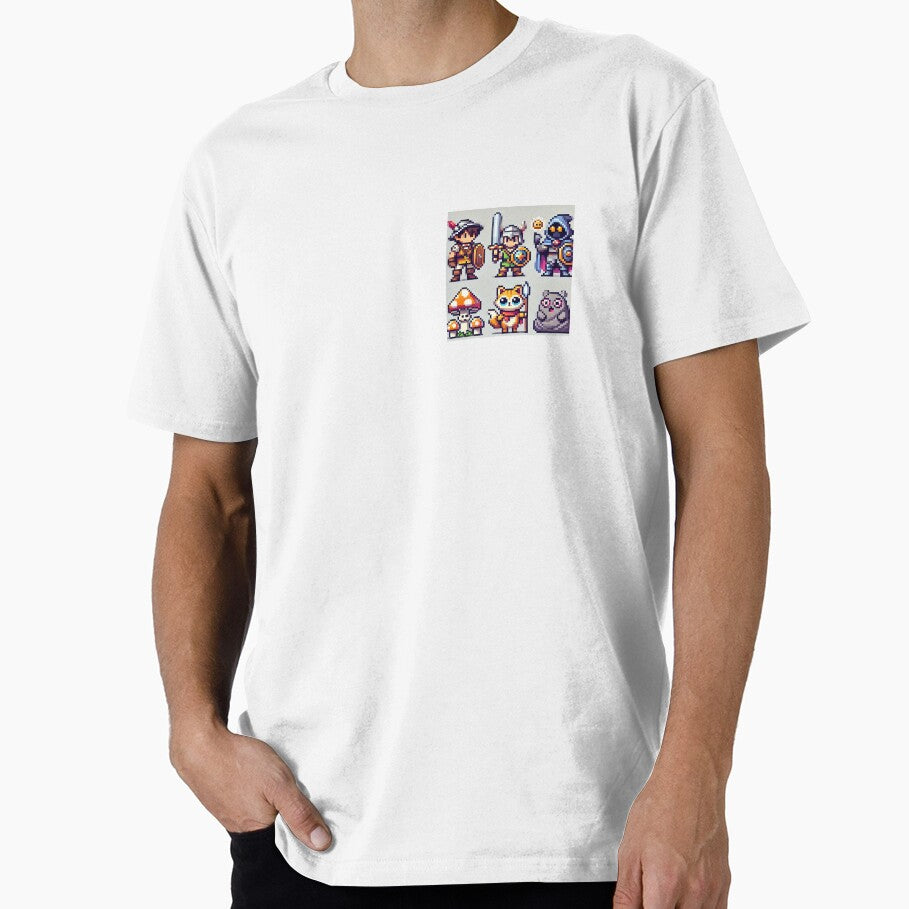Gaming Fantasy Companion Pixel Heroes T-Shirts, Hoodie, Sweatshirt