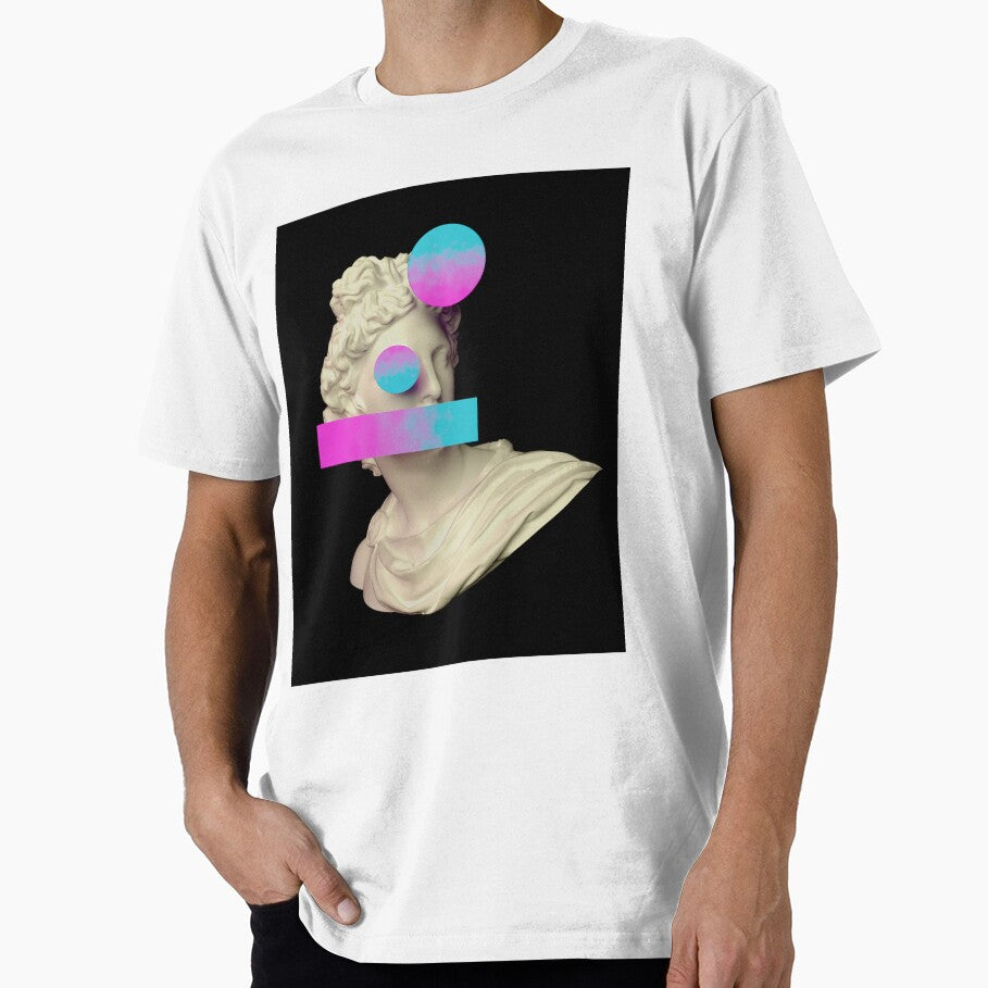 Colorful 3D Shapes Vaporwave Style by Peekonet T-Shirts, Hoodie, Sweatshirt | BlankRebels.com (Image 1)