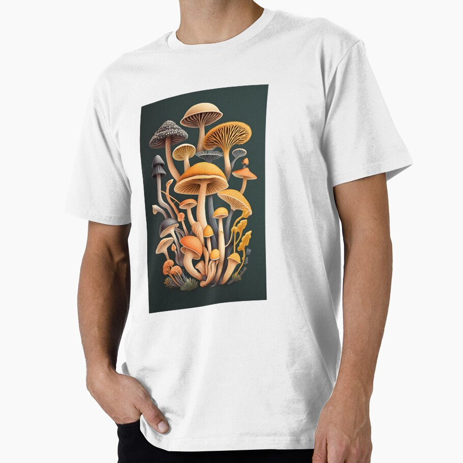 Botanical Mushroom, Boho Exotica, Bohemian Art by MonkStudio T-Shirts, Hoodie, Sweatshirt | BlankRebels.com (Image 1)