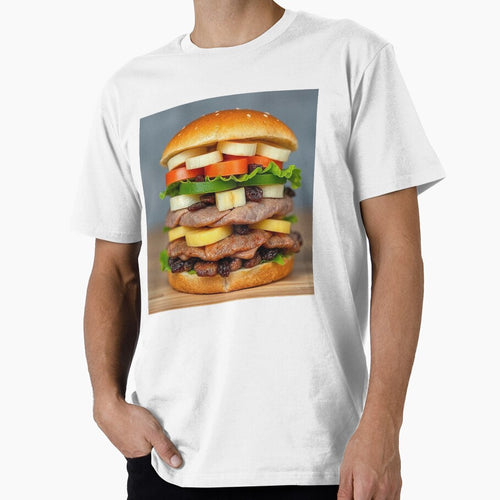 "Chaos Burger: The Wildest Gourmet Stack Ever" by MFMart T-Shirts, Hoodie, Sweatshirt | BlankRebels.com (Image 1)