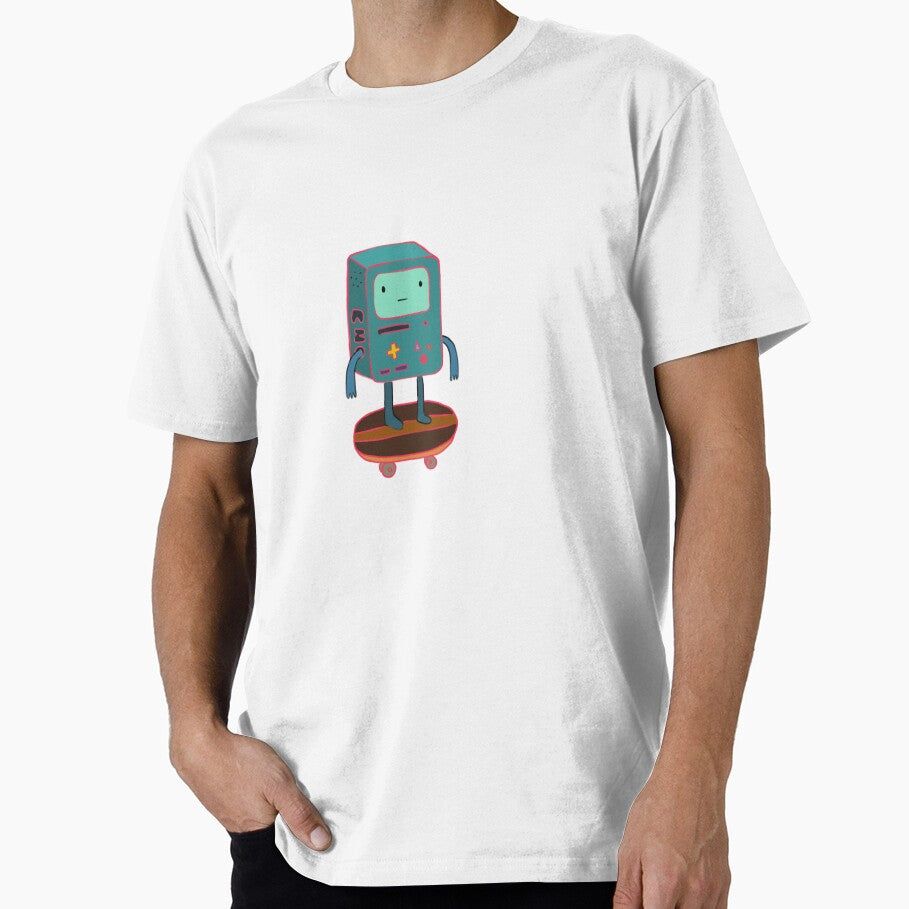 cute robot on a skateboard by aaiimmee T-Shirts, Hoodie, Sweatshirt | BlankRebels.com (Image 1)