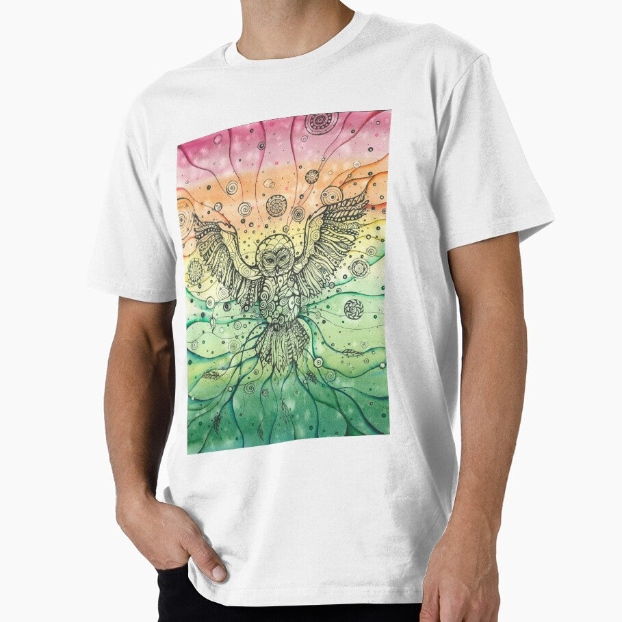 wisdom owl tattoo style by Lillasart T-Shirts, Hoodie, Sweatshirt | BlankRebels.com (Image 1)