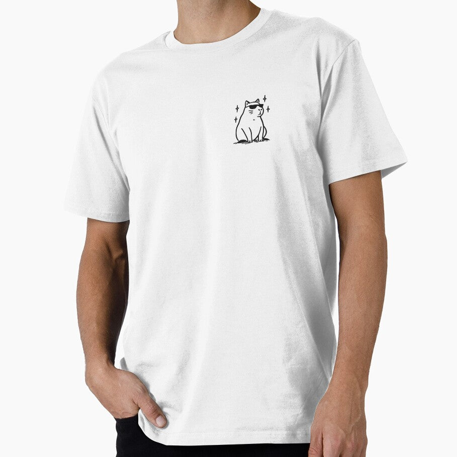 Aesthetic Capybara with Sunglasses by holographiq T-Shirts, Hoodie, Sweatshirt | BlankRebels.com (Image 1)