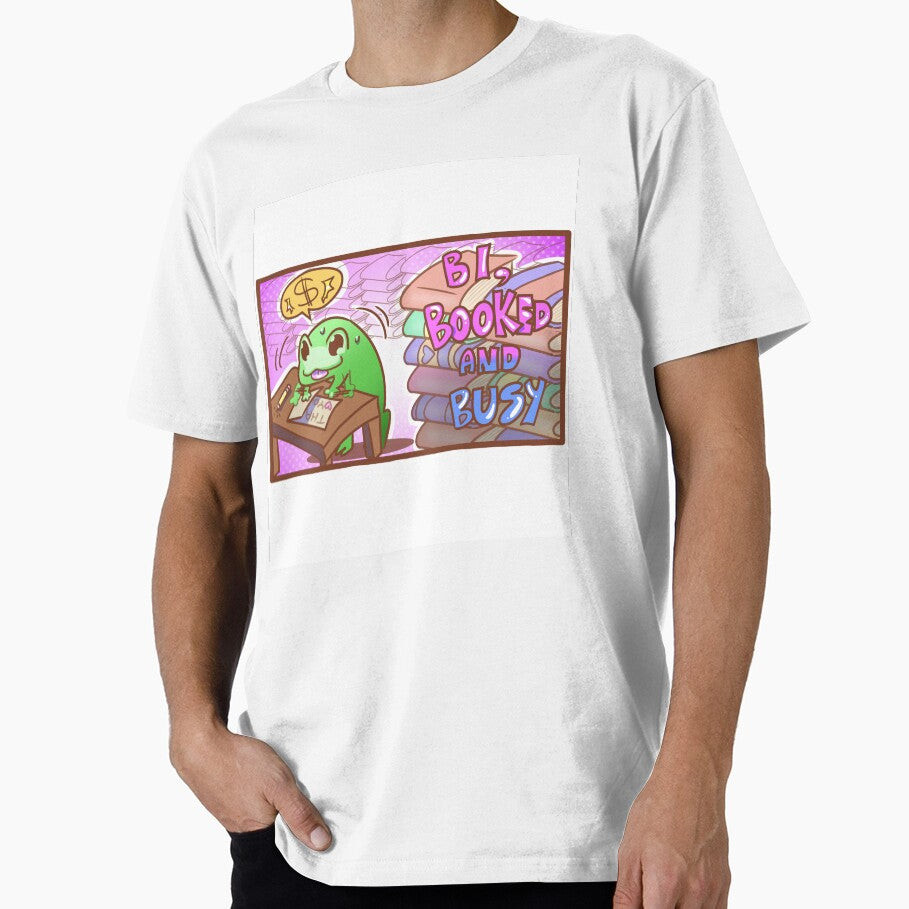 Bi, Booked & busy by Angelycjaz T-Shirts, Hoodie, Sweatshirt | BlankRebels.com (Image 1)