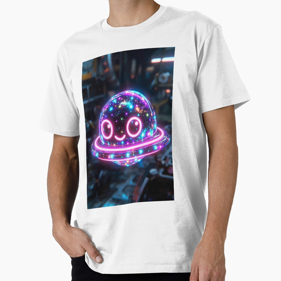 Kawaii Neon UFO – Cute Galaxy Bubble by NordseeSteel T-Shirts, Hoodie, Sweatshirt | BlankRebels.com (Image 1)