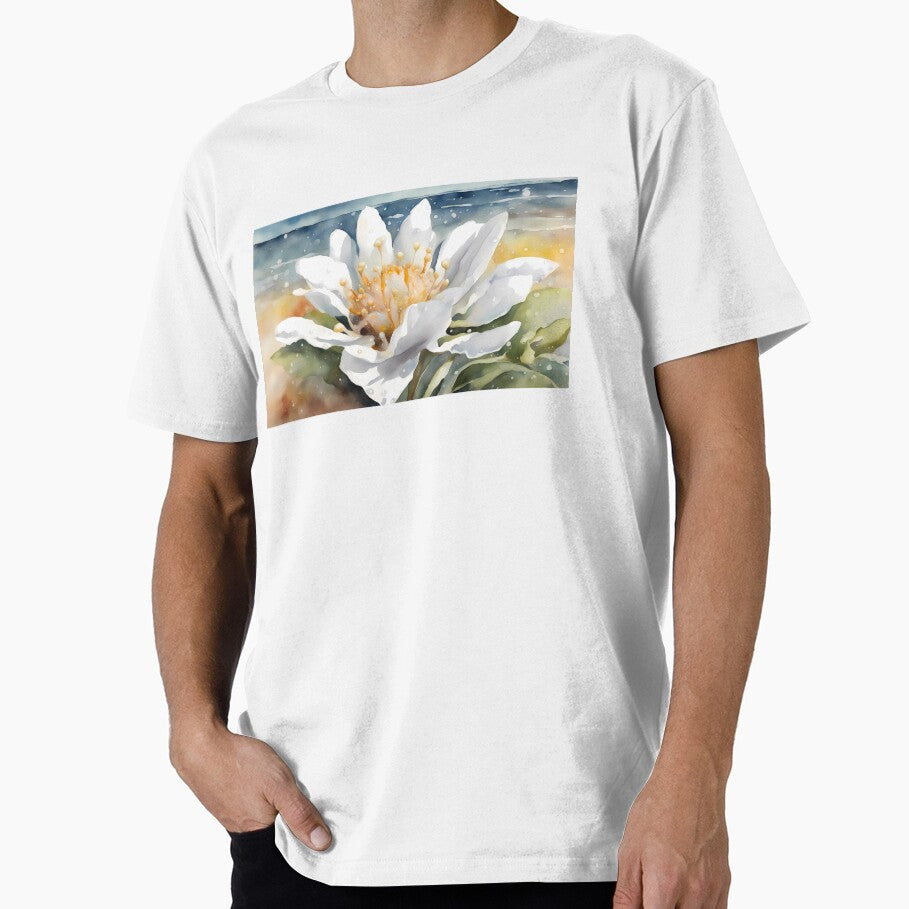 Large White Flower on Beach by CalmnessbyChoice