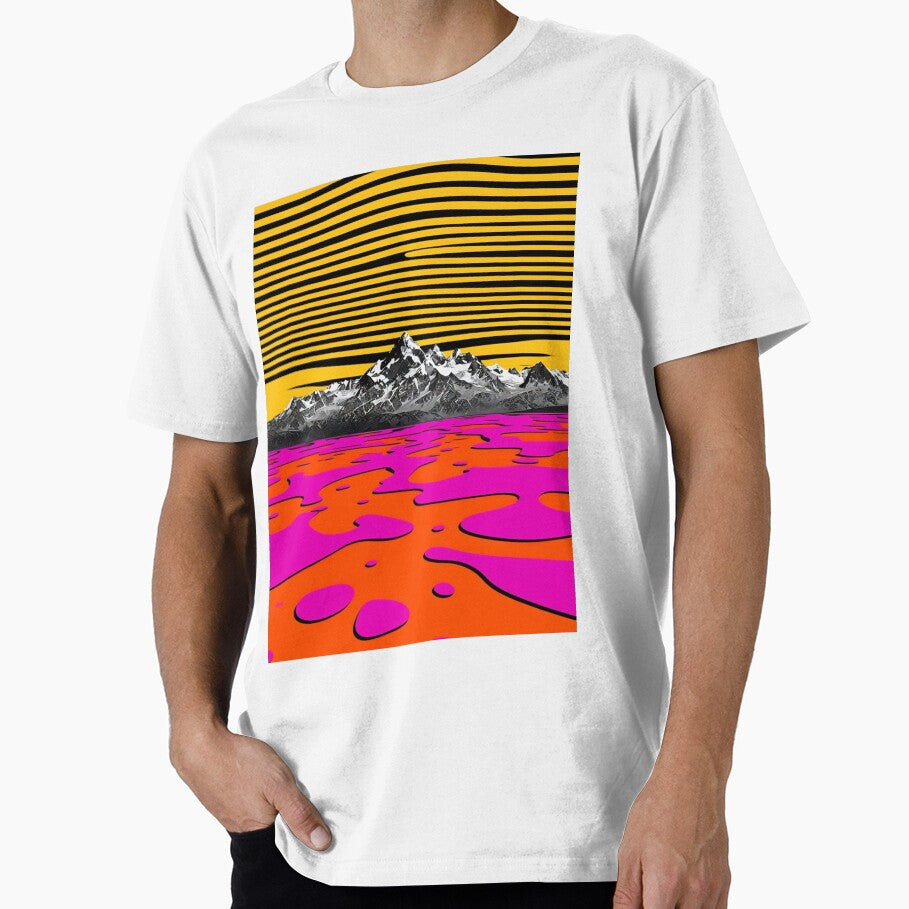 Surreal mountain view by saly55887 T-Shirts, Hoodie, Sweatshirt | BlankRebels.com (Image 1)