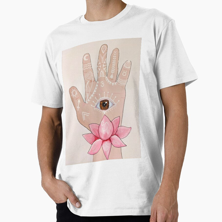 Lotus Hand by Elyza Velez T-Shirts, Hoodie, Sweatshirt | BlankRebels.com (Image 1)