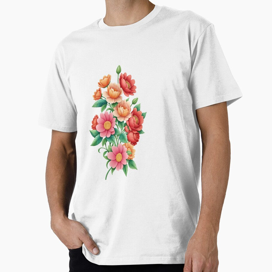 Watercolor Flower Bouquet by culasse06 T-Shirts, Hoodie, Sweatshirt | BlankRebels.com (Image 1)