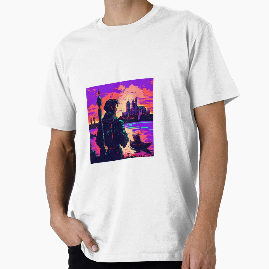 City Pixel Art by pathsofmeaning T-Shirts, Hoodie, Sweatshirt | BlankRebels.com (Image 1)