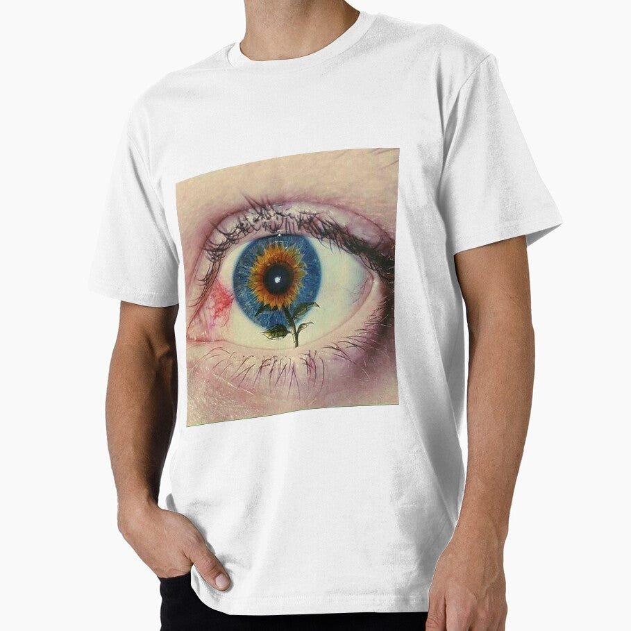Sun Flower in The Blue Eye by QaisarAfridi T-Shirts, Hoodie, Sweatshirt | BlankRebels.com (Image 1)