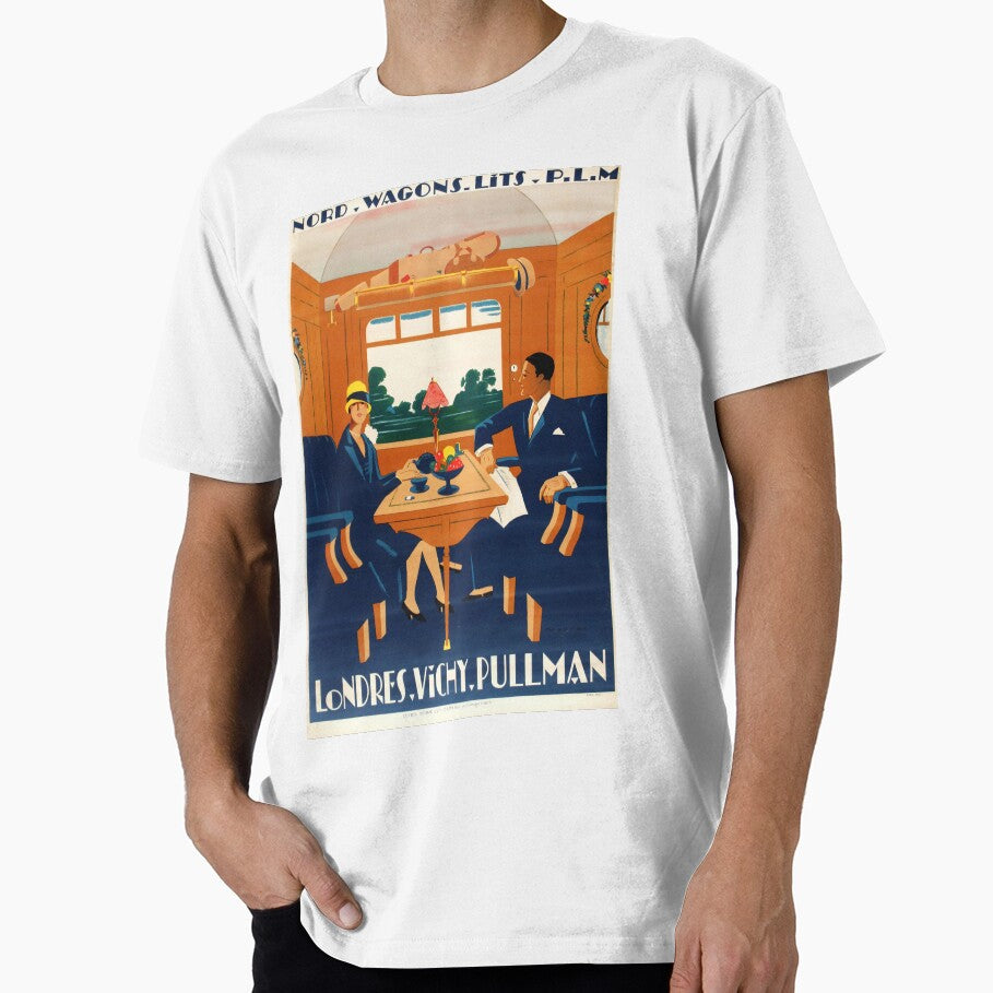 Vintage Art Deco Travel Poster - Vintage Art by RickE T-Shirts, Hoodie, Sweatshirt | BlankRebels.com (Image 1)