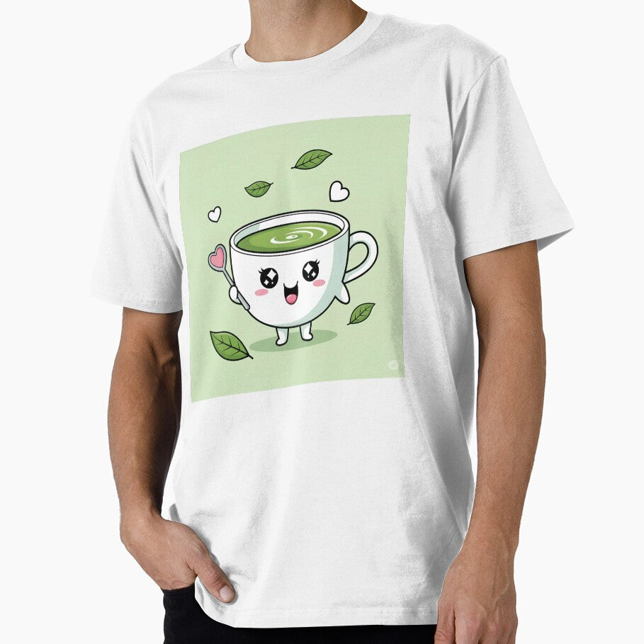 Kawaii Matcha – Cute Green Tea Cup Character by SolscapeLTD T-Shirts, Hoodie, Sweatshirt | BlankRebels.com (Image 1)