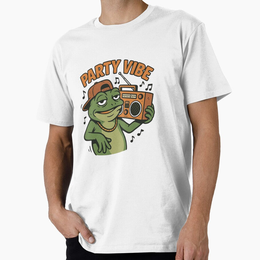Frog Meme Party Vibe by Memetrending T-Shirts, Hoodie, Sweatshirt | BlankRebels.com (Image 1)