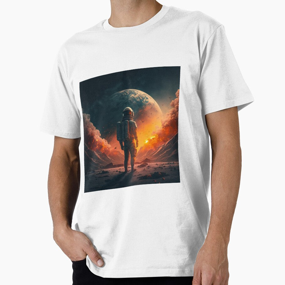 Astronaut in Space Moon by BaynoSama T-Shirts, Hoodie, Sweatshirt | BlankRebels.com (Image 1)