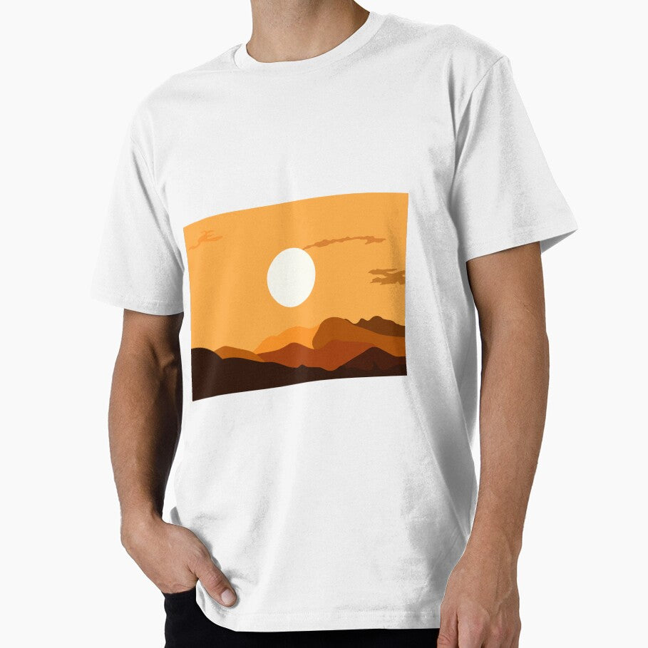 Sunset vector art illustration by AtonuHaque T-Shirts, Hoodie, Sweatshirt | BlankRebels.com (Image 1)