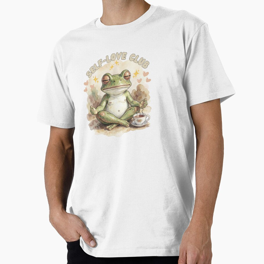 Frog meditation Self-love Club by Frogs&Waters T-Shirts, Hoodie, Sweatshirt | BlankRebels.com (Image 1)