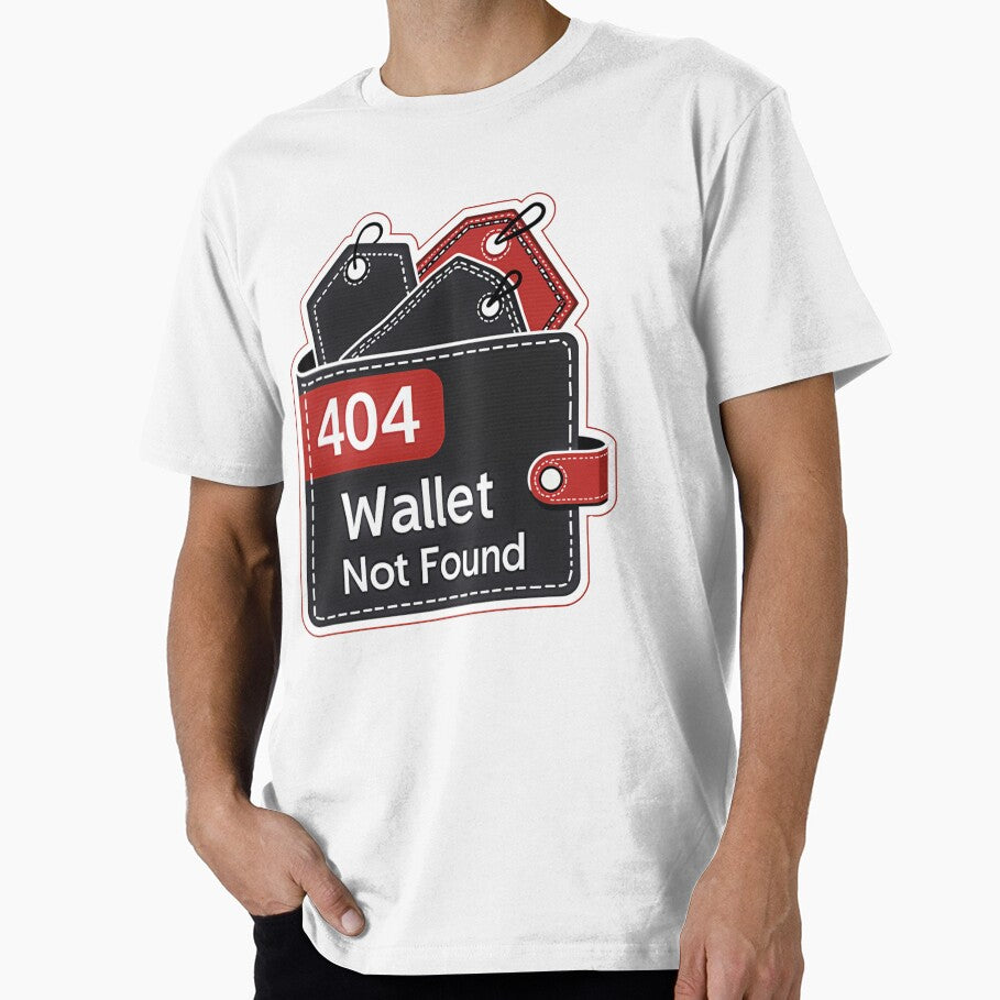 Black Friday 404 Wallet | Developer Shopping Humor | Programmer Sale Gift by Dev Life Designs T-Shirts, Hoodie,... (Image 1)