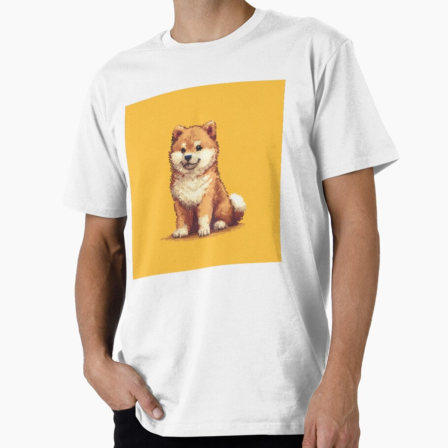 Shiba Inu Pixel Art – Cute Retro Dog T-Shirts, Hoodie, Sweatshirt