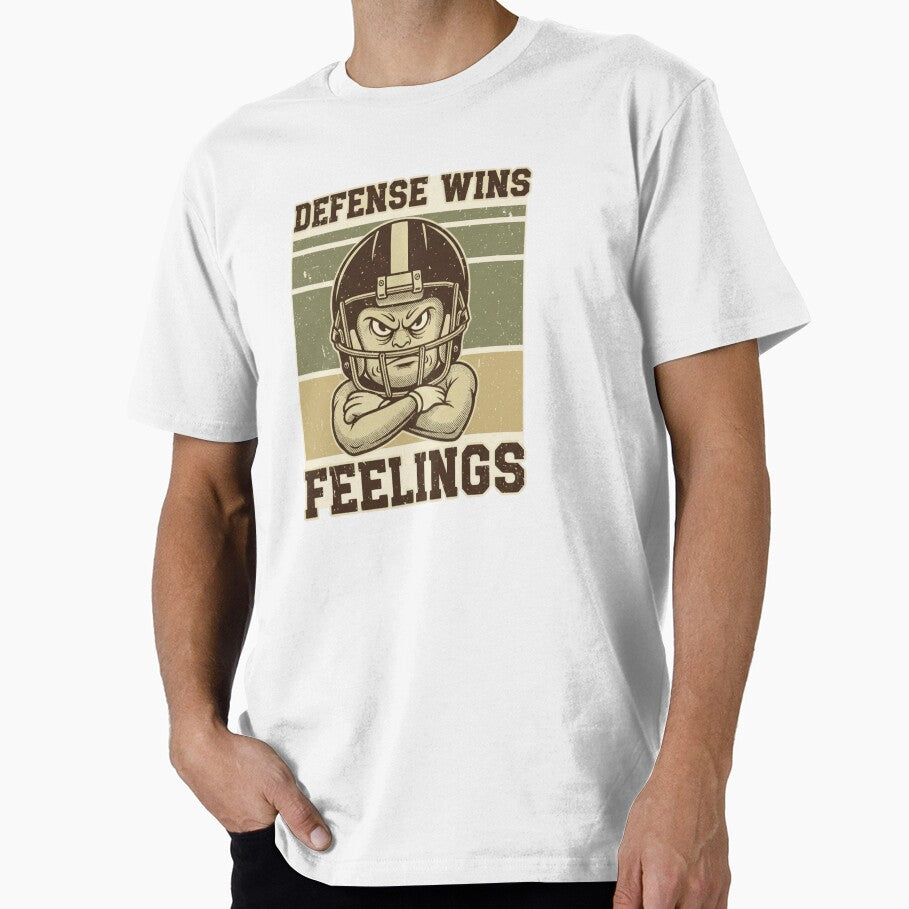 Defense Wins Feelings – Retro Football Humor by DIRTYSKETCHH T-Shirts, Hoodie, Sweatshirt | BlankRebels.com (Image 1)