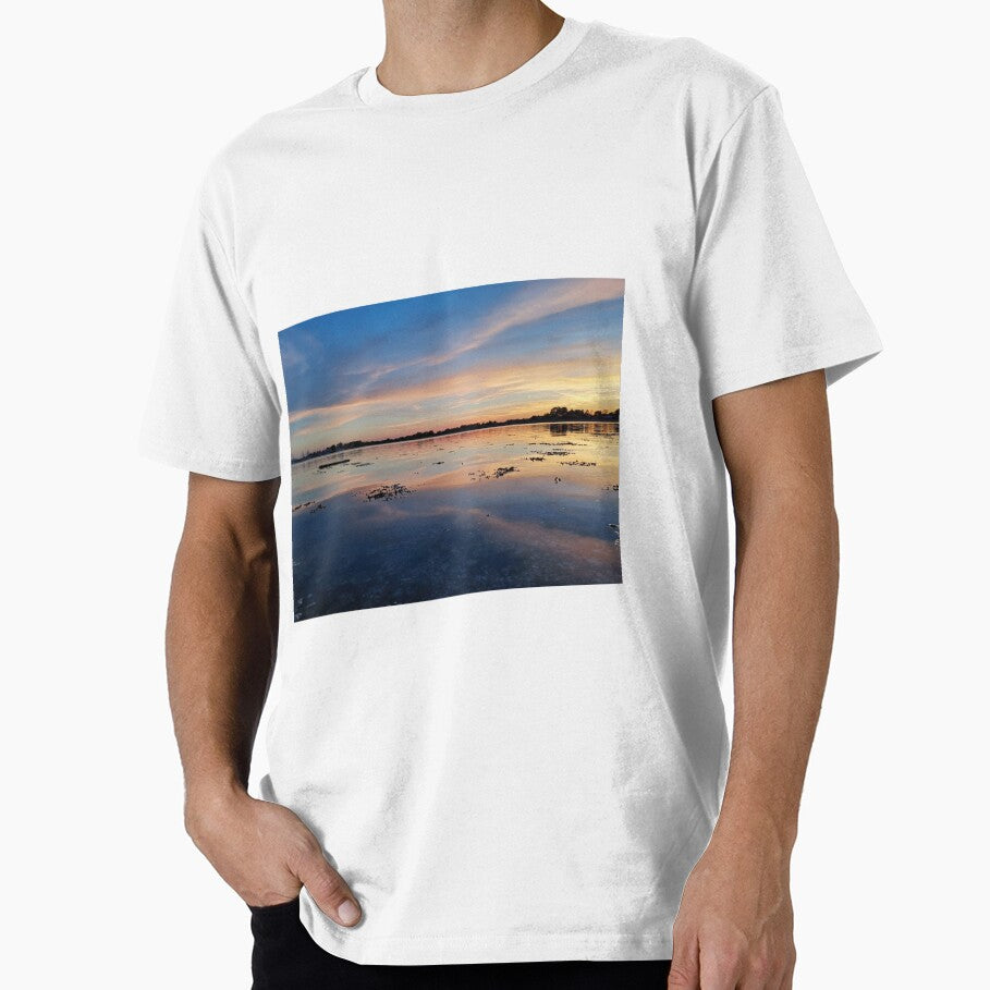 Gorgeous Blue Sunset Reflections by photobymich T-Shirts, Hoodie, Sweatshirt | BlankRebels.com (Image 1)