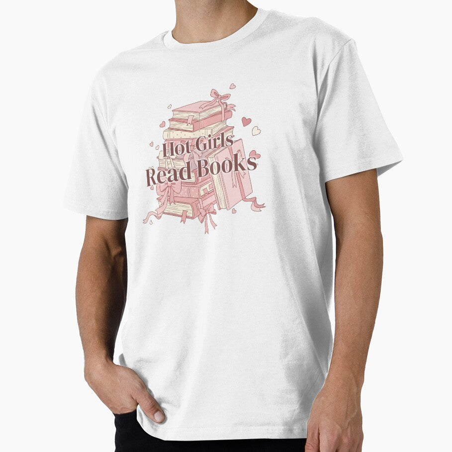 Hot Girls Read Books Feminine Bookish Design by Lexiii Designs