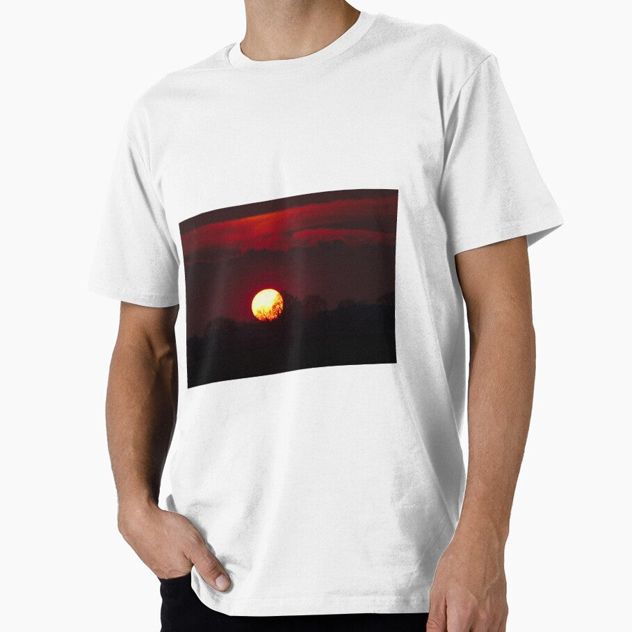 April Sunset Clouds and Trees by Jeremy Hayden T-Shirts, Hoodie, Sweatshirt | BlankRebels.com (Image 1)