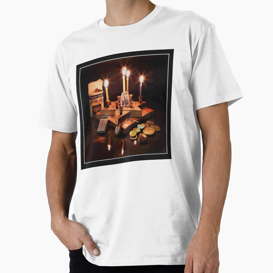 A Hannukah menorah by EddieTorriale T-Shirts, Hoodie, Sweatshirt | BlankRebels.com (Image 1)