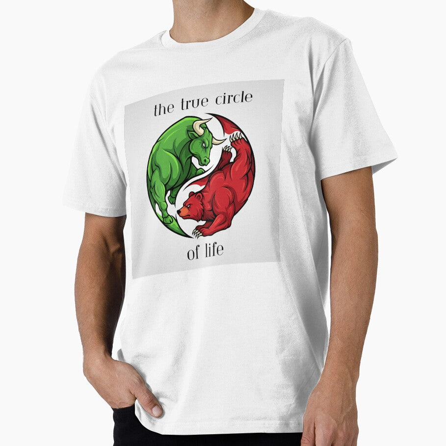 Bull Bear Yin Yang - The Cycle of Finance by ofek-art1st T-Shirts, Hoodie, Sweatshirt | BlankRebels.com (Image 1)