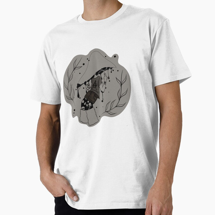 grunge alt mushroom head girl by meekydraws T-Shirts, Hoodie, Sweatshirt | BlankRebels.com (Image 1)