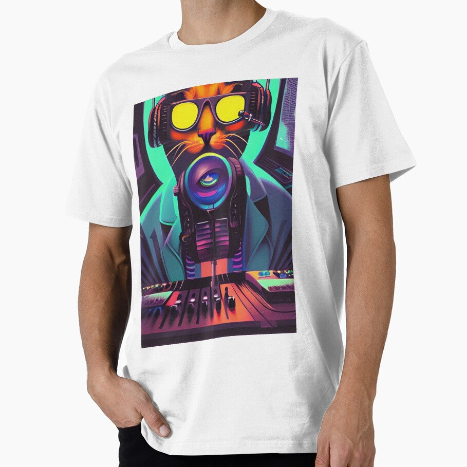 DJ El Gato by bodhivista T-Shirts, Hoodie, Sweatshirt | BlankRebels.com (Image 1)